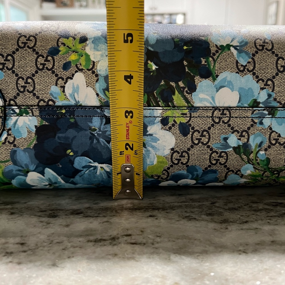 Trade- New Gucci Floral Tote Bag - Blue and Green for trade - Picture 5 of 8